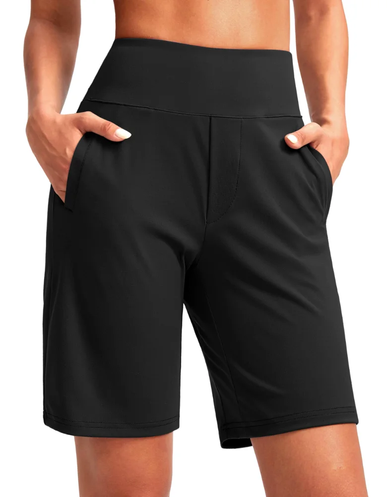 SANTINY 4-Pocket Bermuda Shorts 9"