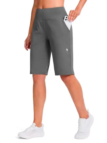 SANTINY Bermuda Shorts 12", heather grey