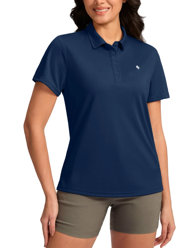 SANTINY Lightweight Polo Shirt