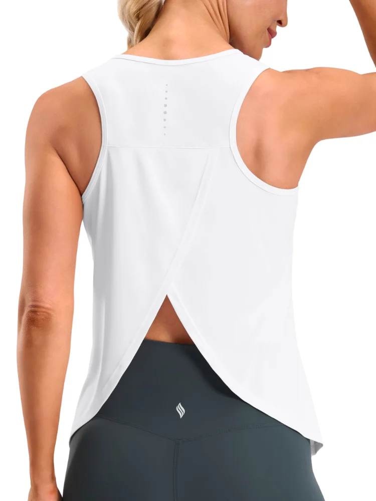 SANTINY Open-Back Tank Top