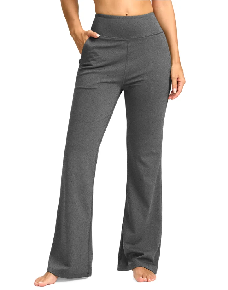 SANTINY Pocket Bootcut Pants 32", charcoal