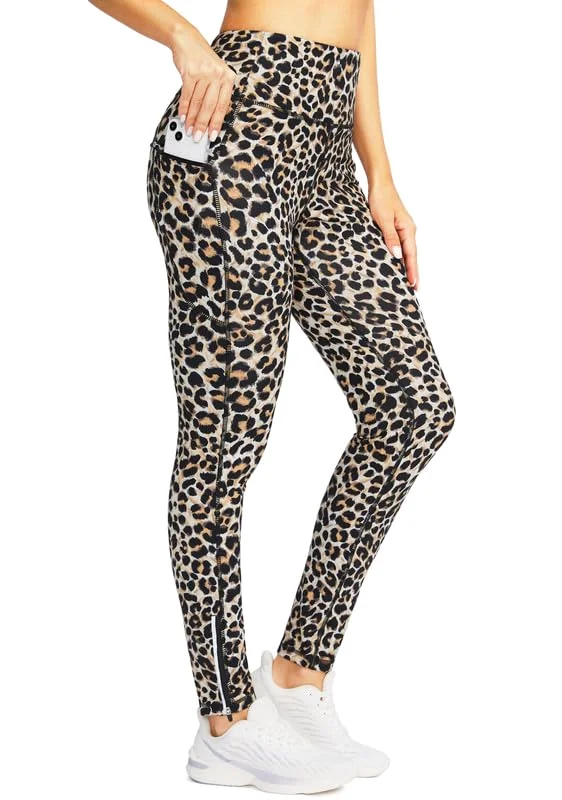 SANTINY Water-Resistant Fleece-Lined Leggings