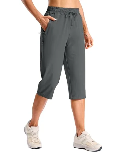 SANTINY Zip-Pocket Hiking Shorts 17"