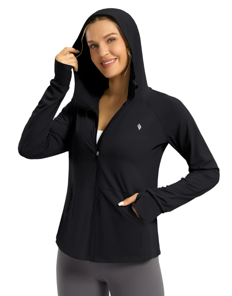 SANTINY Zip-Up Sun Hoodie